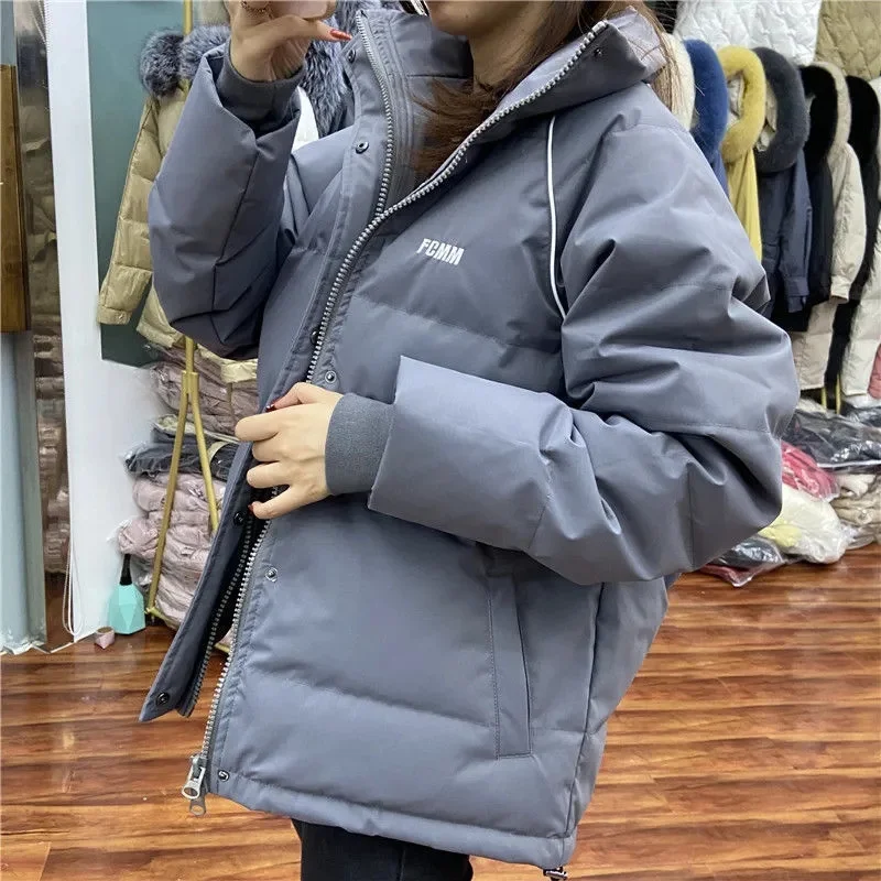 

Cotton Jacket Women's Trendy Ins Winter Coat2022New Overcoat Student Bread Outwear Thickened Short Korean Down Jacket Female Top