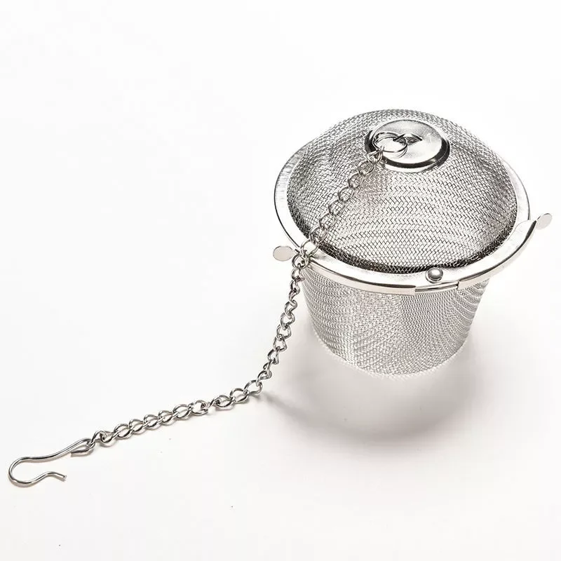 

Tea Infuser 4.5*4.5cm Stainless Steel Tea Pot Infuser Sphere Mesh Tea Strainer Handle Tea Spice Mesh Herbal Ball -35