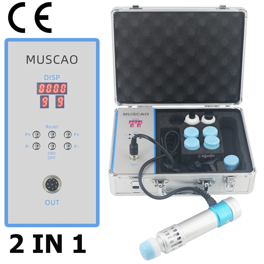 

New Extracorporeal Shockwave Therapy Machine For Treats ED And Plantar fascitis Portable Relieve Pain Shock Wave Body Massager