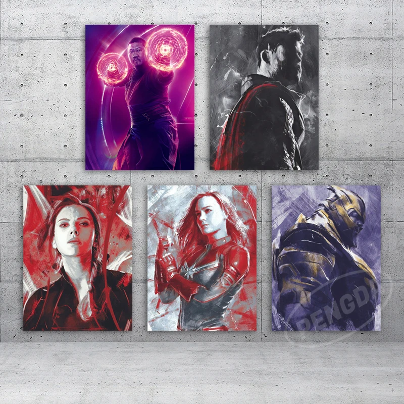 

Canvas Print Modern Marvel Poster The Avengers Home Decorative Movie Painting Wall Artwork Picture Living Room Modular No Frame