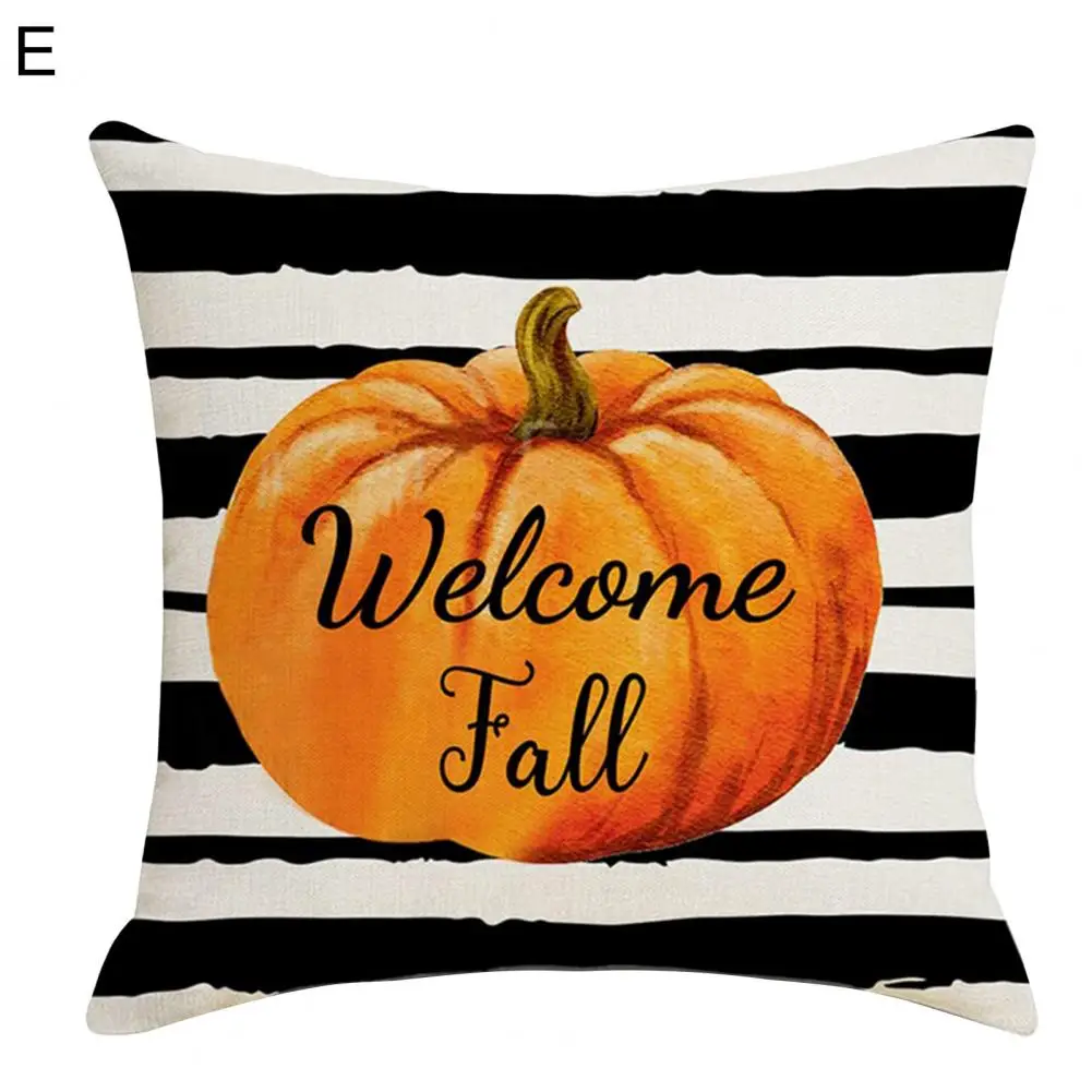 

Fashion Pillow Slipcover Breathable Easy to Clean Farmhouse Thanksgiving Home Cushion Case Throw Pillow Cover Cushion Cover