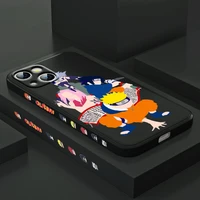 anime cool boy naruto for apple iphone 13 12 mini 11 pro xs max xr x 8 7 6s se plus liquid left silicone phone case coque capa