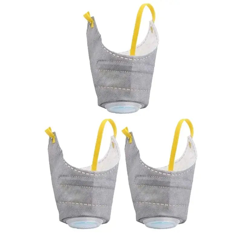 

Dog Respirator Muzzle 3pcs Breathable Dog Protective Muzzle Anti Biting Chewing Licking Muzzle Adjustable Dog Muzzles For Biting