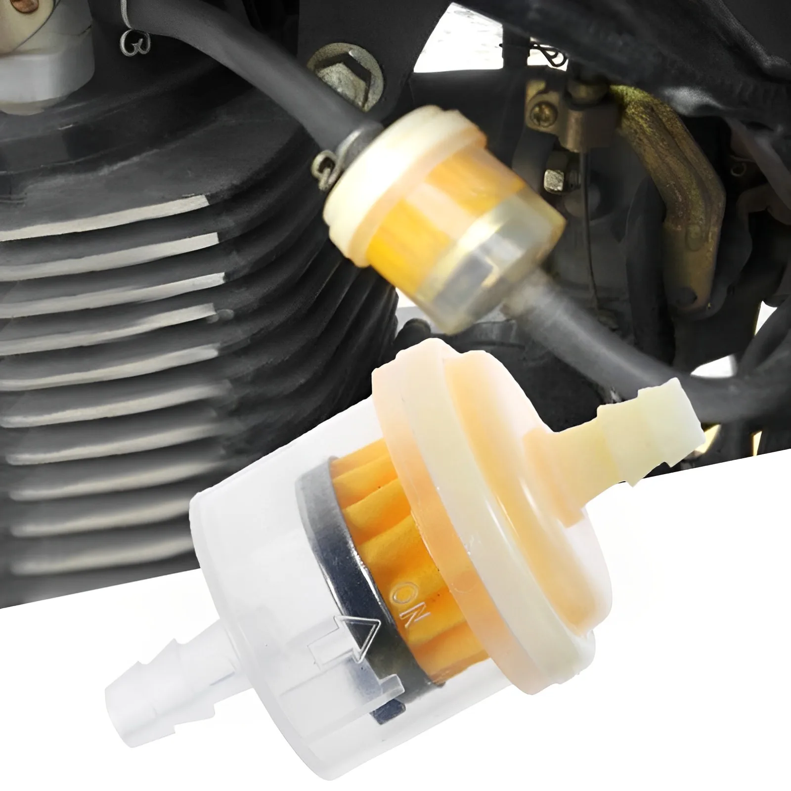 

6/3pcs Gas Fuel Gasoline Oil Filter for Motorcycle Moped Scooter Motocross Go Kart Gasoline Fuel Filters Accessories