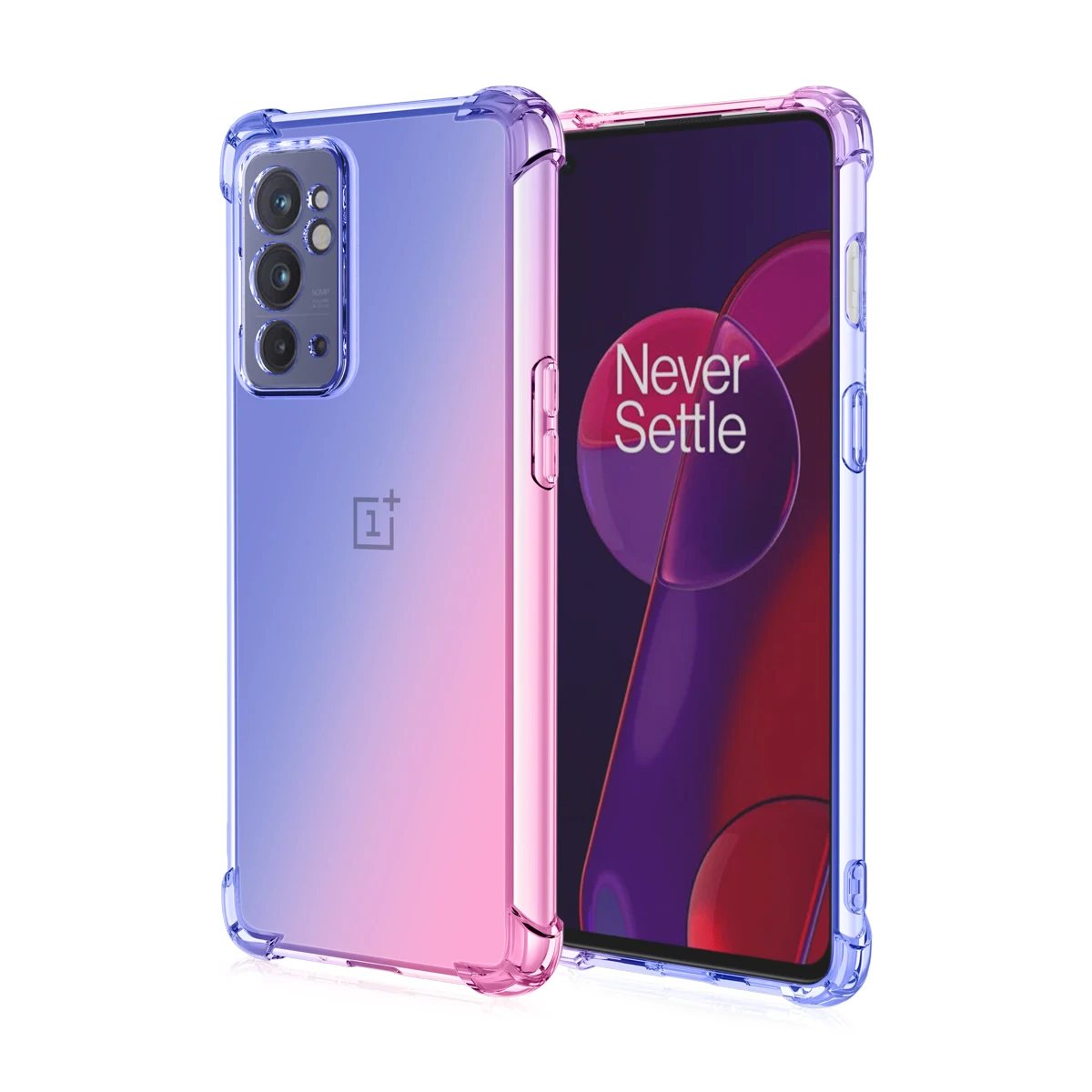 

Case for OnePlus 9RT 5G / 9 Pro / 9R / 9 Clear Cute Gradient Phone Case Slim Anti Scratch Flexible TPU Cover Protective Case
