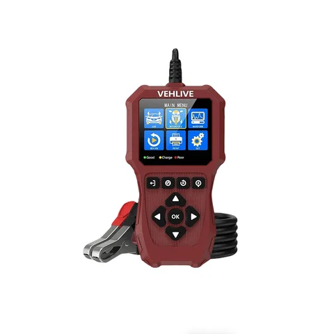 Тестер автомобильного аккумулятора 6 В 12 В 24 В 5-3000 CCA анализатор конденсаторов аккумулятора автомобильный сканер зарядки инструменты для автомобиля мото лодки
