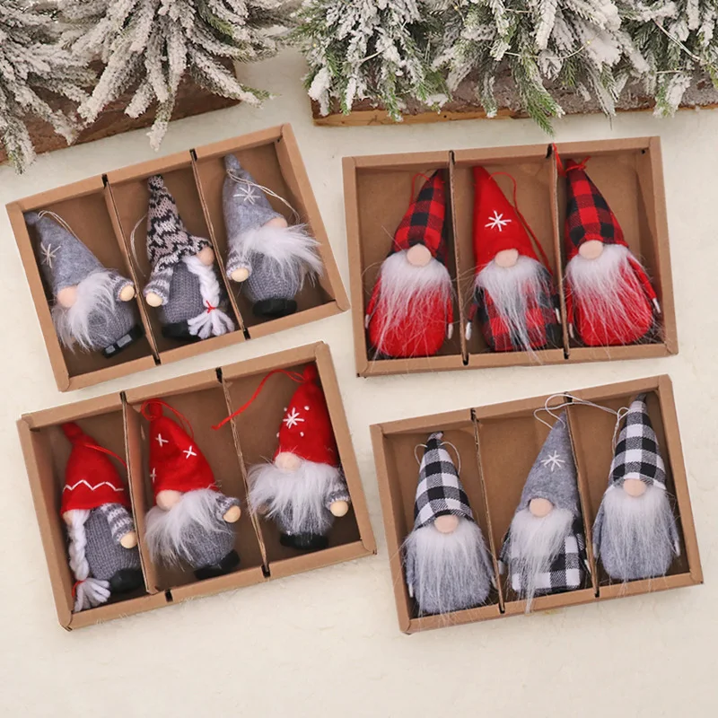 Gnomes Christmas Faceless Doll Christmas Decorations for Home Xmas Tree Pendants Ornaments Noel Deco Navidad Natal New Year 2023
