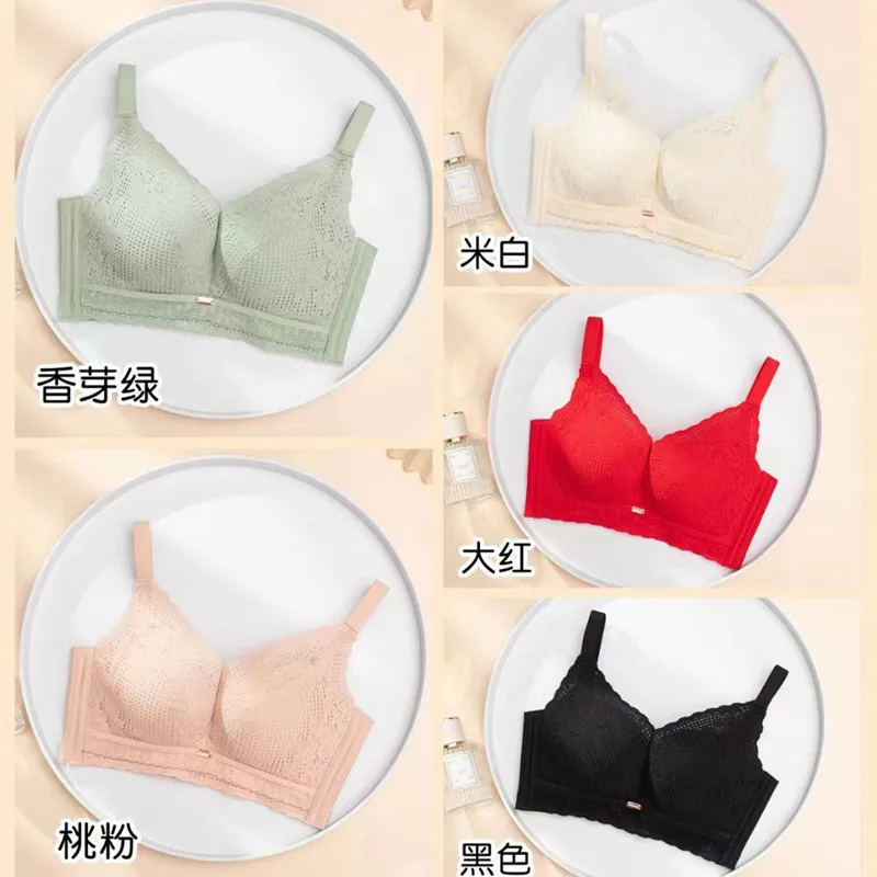 

size from 32/70A/B to 38/85A/B Seamless Lace Thin Push Up Bra Underwear