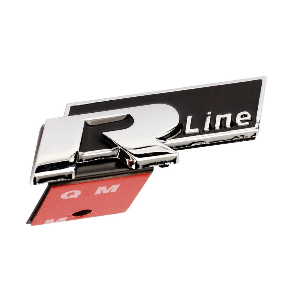 Черная 3d-наклейка на переднюю решетку радиатора автомобиля VW Volkswagen |