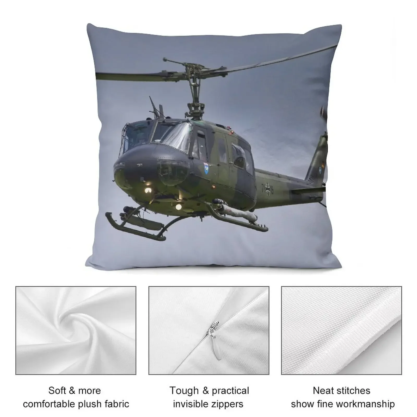 Немецкие ВВС/лугчаффе (Lufttransportgeschwader 63) Air Transport Wing 63 колокольчик UH-1D Iroquois Пледы