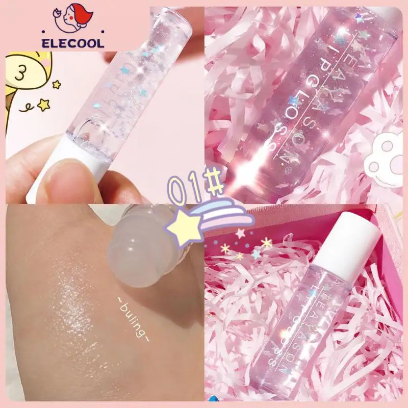 

Transparent Lip Primer Lip Nourishing Moisturizing Crystal Jelly Lip Oil Liquid Lip Balm Lip Care Lip Oil Cosmetics Lips Makeup