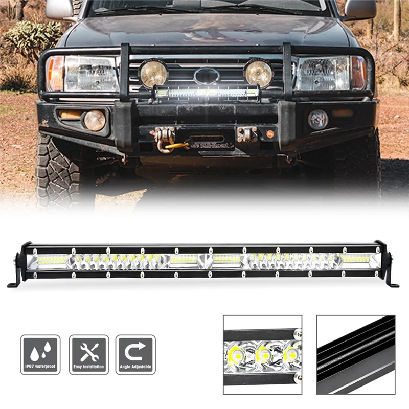 Светодиодная панель Spot Flood Combo Beam Тонкий однорядный светодиодный фонарь дальнего