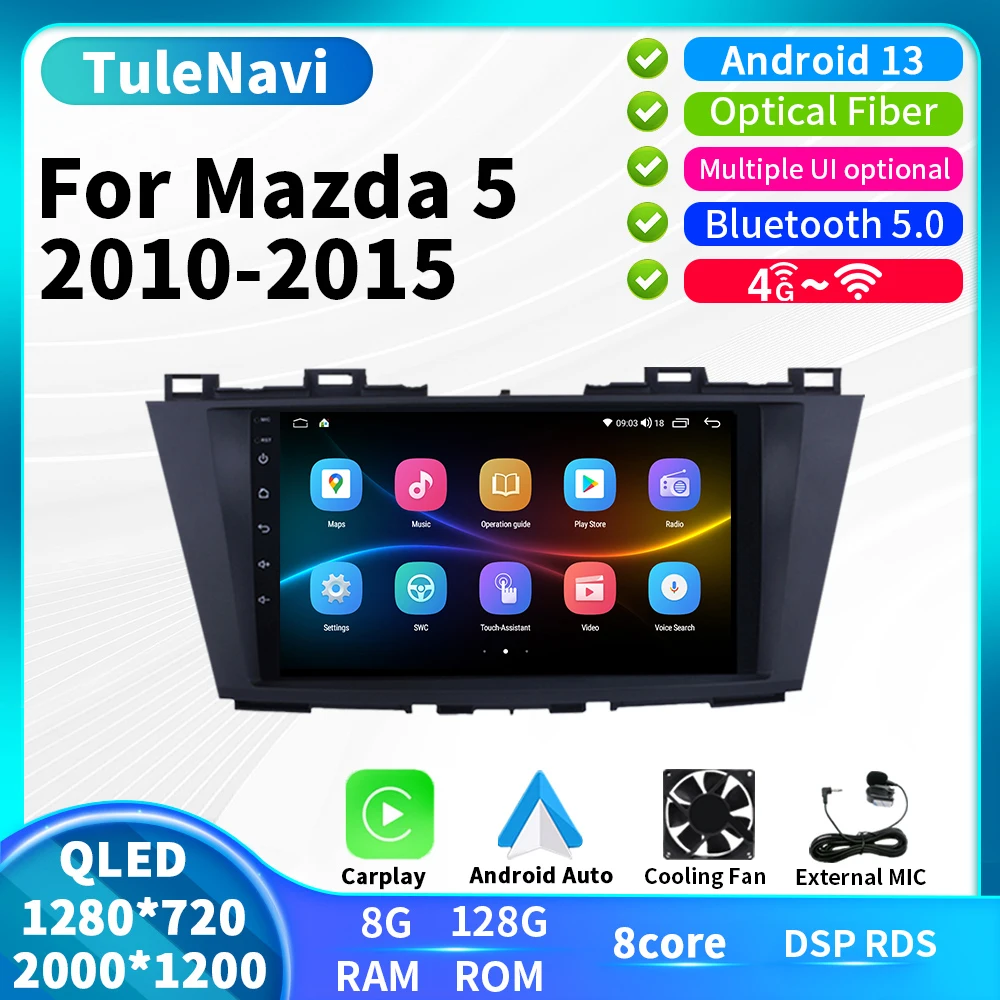 

For Mazda5 Mazda 5 2010 2011 2012 2013 2014 2015 Car Multimedia Player Radio Stereo GPS Navigation Carplay Android Head Unit