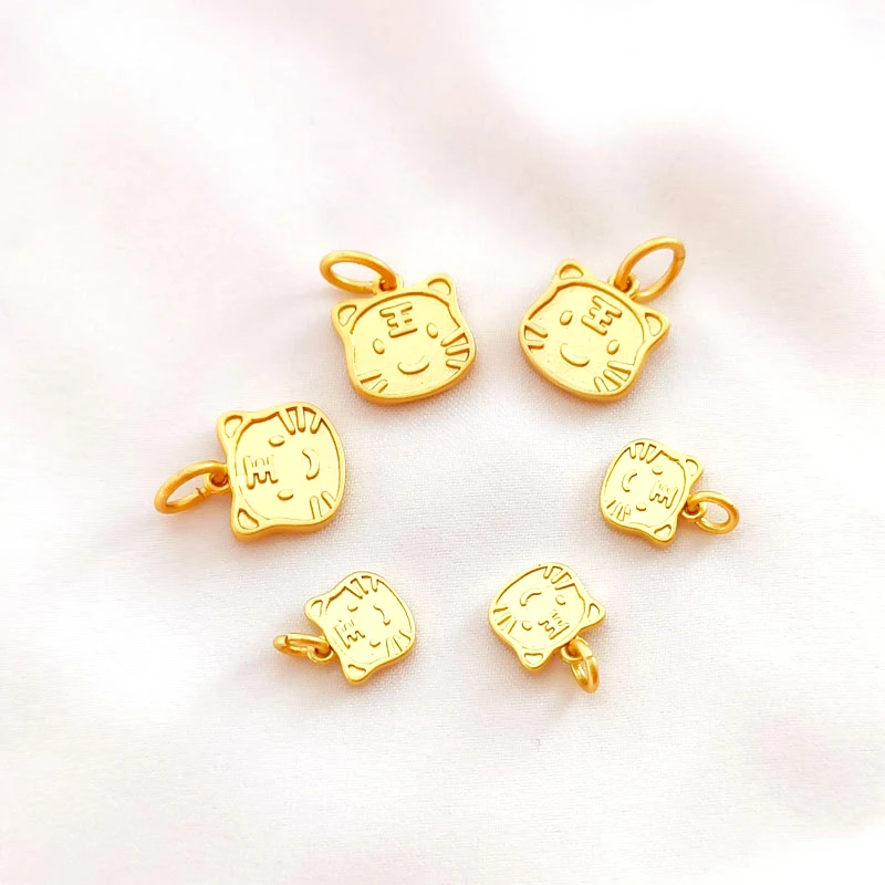 

4 шт., Двусторонняя подвеска в виде головы тигра