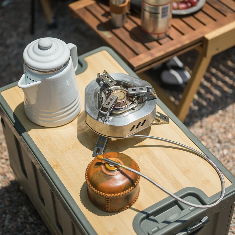 Naturehike высокомощная Складная газовая плита для кемпинга пикника портативная 4400