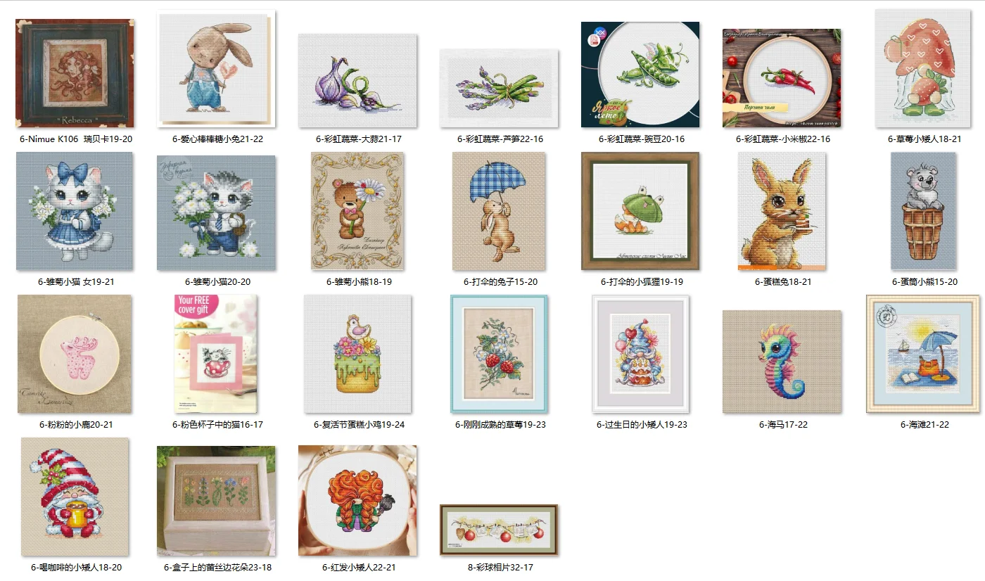 Наборы для вышивки крестом рукоделие хлопковый холст-Nimue K106 Rebecca 19-20 32CT 28CT