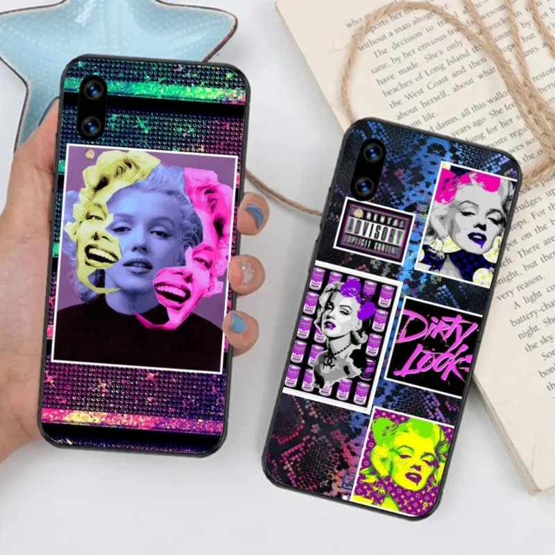 

Мэрилин Монро Сексуальная девушка чехол для телефона Huawei Mate 40 30 20 10 Pro Lite Nova 9 8 5T Y7p Y7 черный мягкий чехол Funda Shell