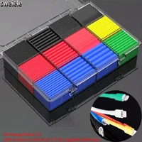 127 780pcs heat shrink tubing thermoresistant tube heat shrink wrapping kit electrical connection wire cable insulation sleeving