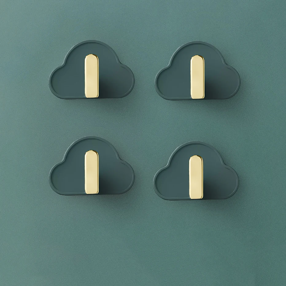 

Настенные вешалки-облака из полипропилена, 4 шт.