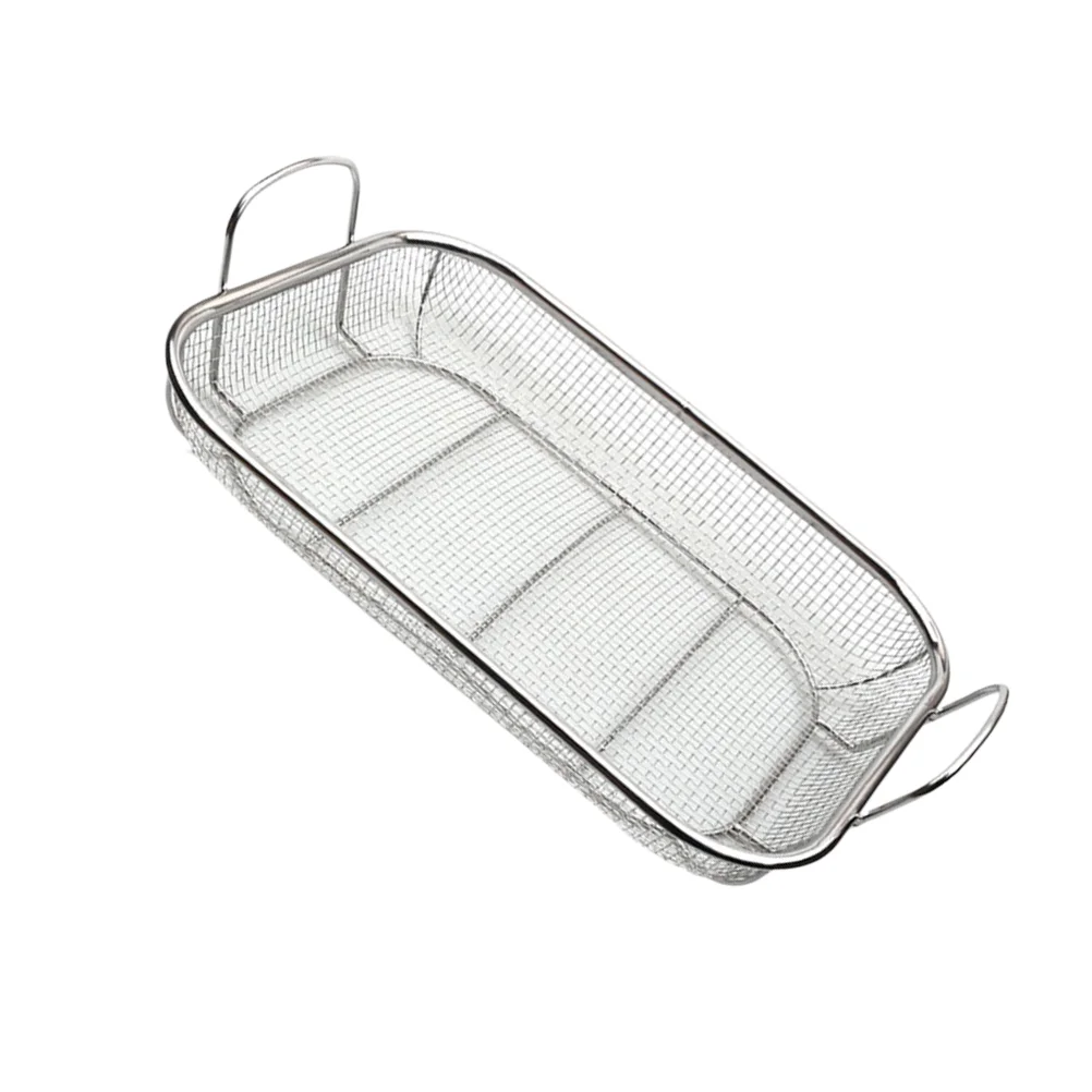 

Strainer Tray BBQ Vegetable Stainless Steel Food Drain Charcoal Grills Portable Large Stand Barbecue