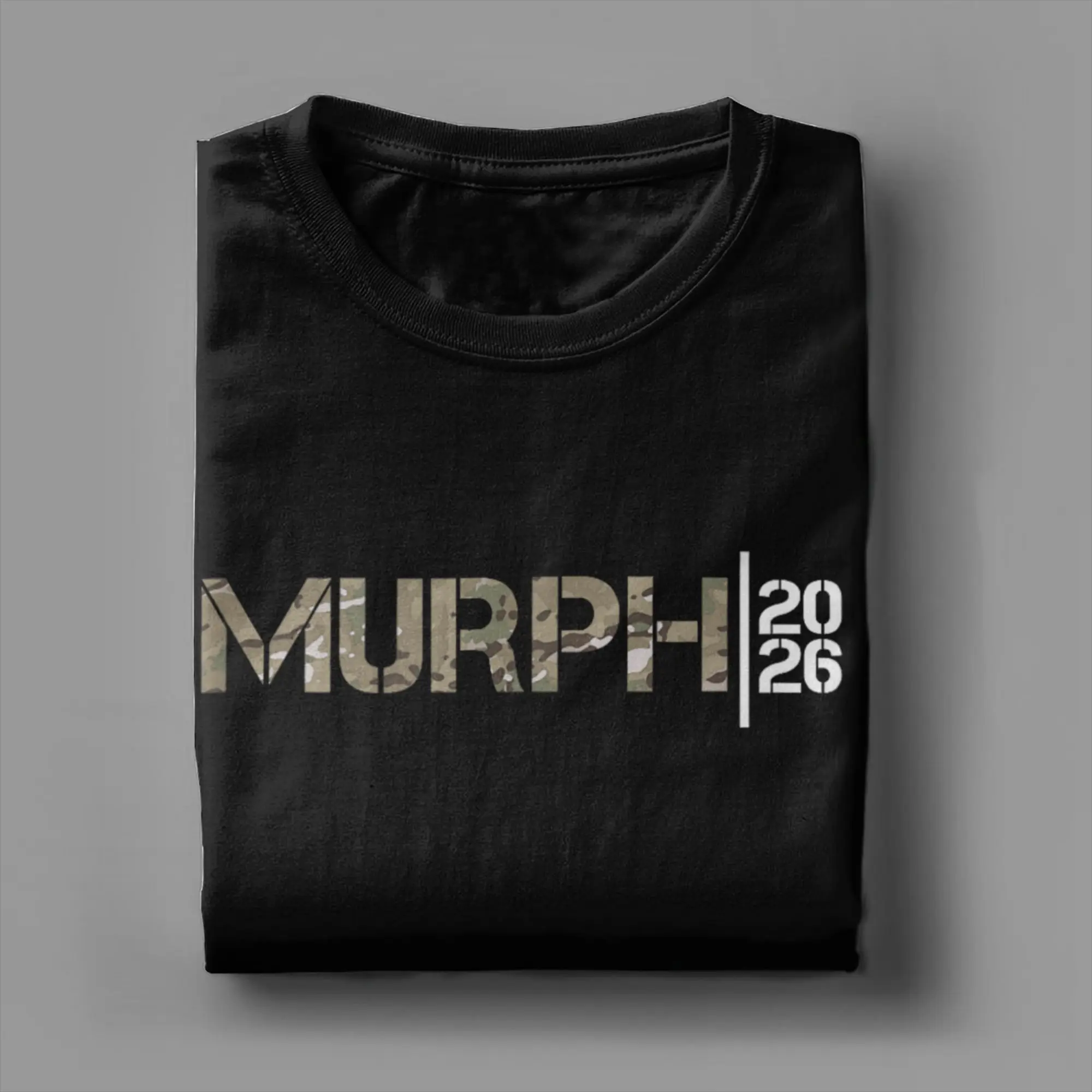 Фото Винтажная футболка Summer Murph 2026 с камуфляжным принтом, 100% хлопок, для мужчин, в стиле Y2K, повседневная, недорогая, с коротким рукавом №4
