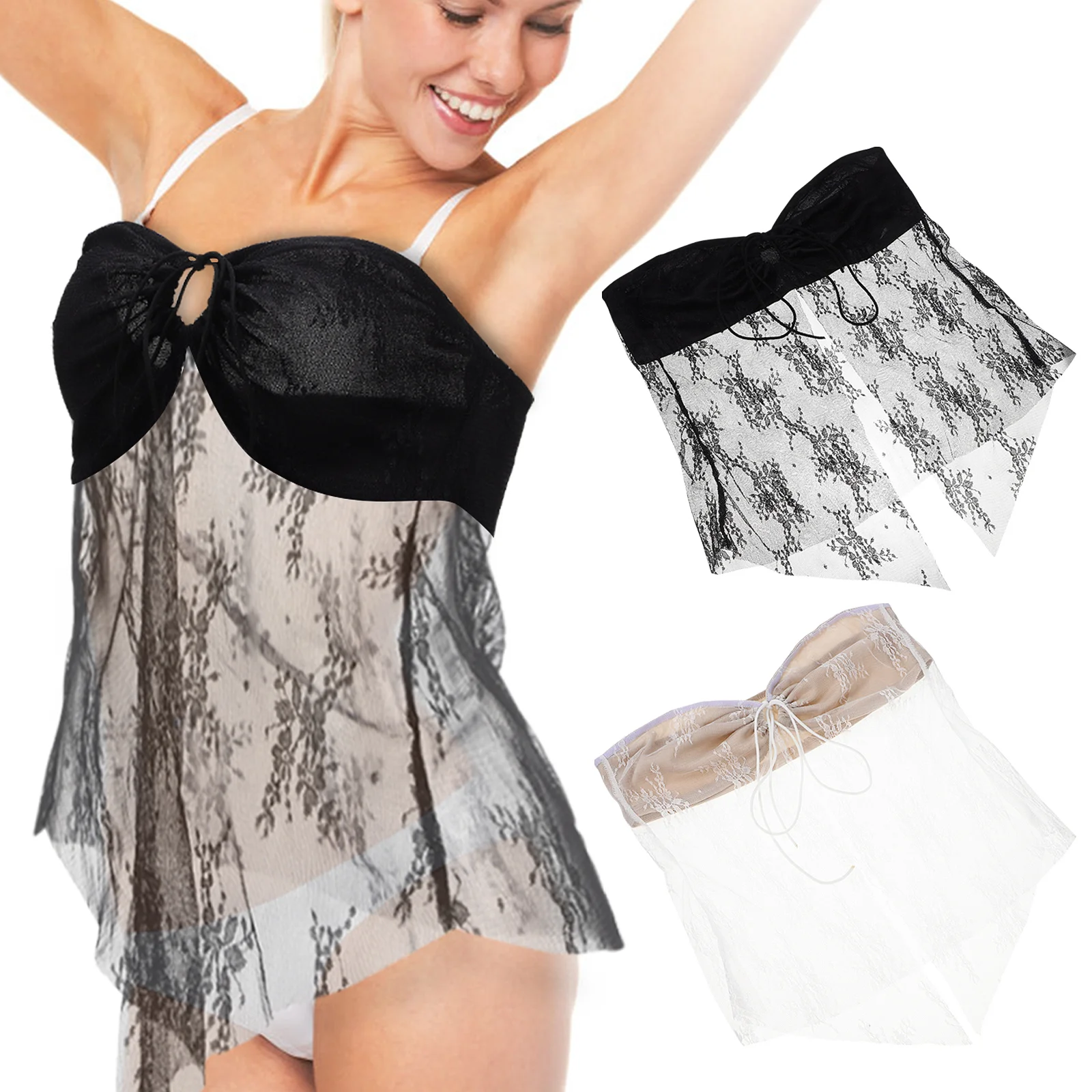 

Прозрачный кардиган, верх, женский пляжный кружевной весенний жилет из полиэстера Miss Women