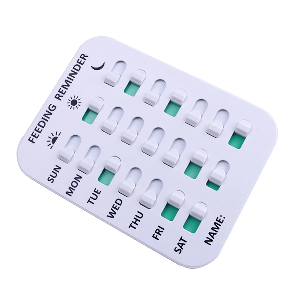 

Dogs Cats For Old People Kids Home Kitchen Multifunction Fish DIY Pet Feeding Reminder Magnetic Practical Portable Easy Install