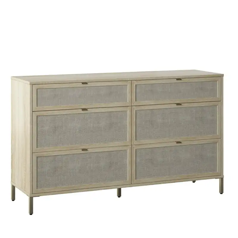 

Home Coastal 6-Drawer Bedroom Dresser, Multiple Finishes Carrito auxiliares con ruedas Storage cart