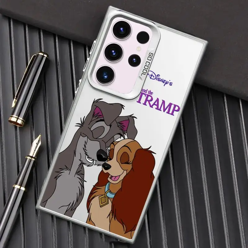 Противоударный чехол для Samsung Galaxy S24 S23 S22 Ultra S20 FE S21 Plus Note 20 силиконовый телефона Lady