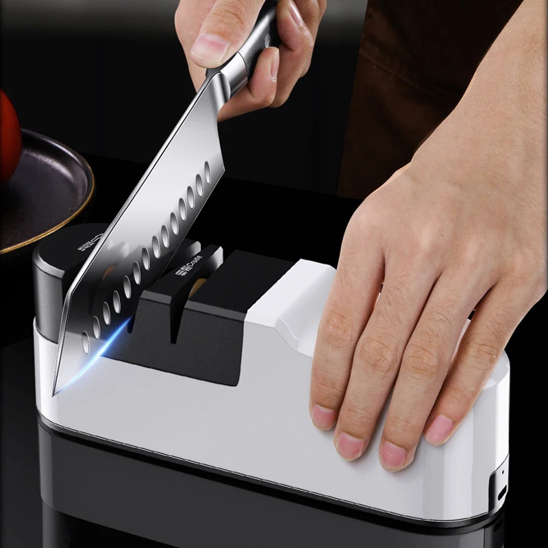

Electric Wireless Knife Sharpener USB Charging Automatic Sharpener For Knives Fast Knife Sharpening Machine Kitchen Accessories