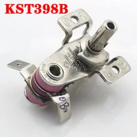 1pc ac 250v 16a adjustable temperature switch bimetallic heating thermostat kst 398b for electric oven thermostat switch