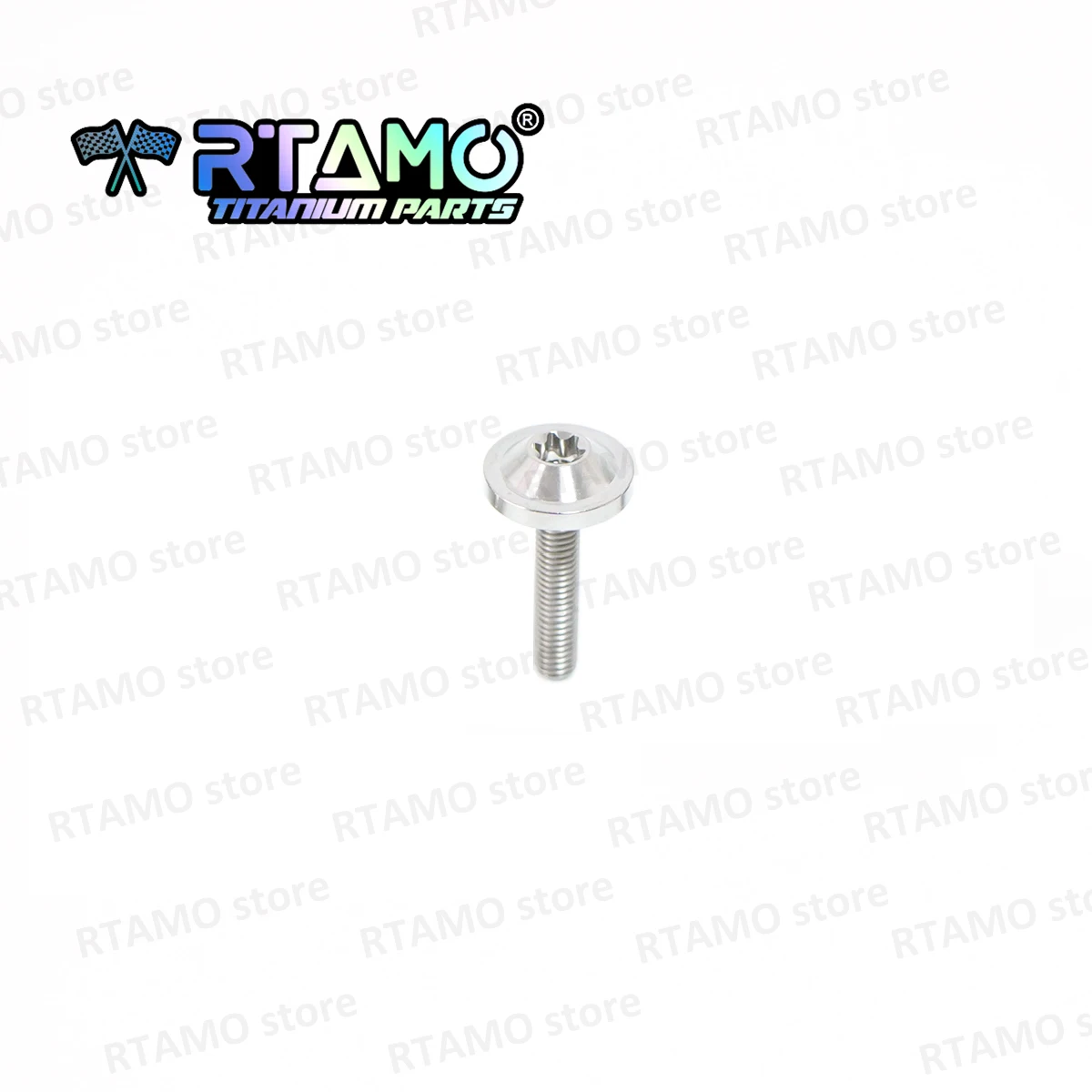 

RTAMO Титановый болт M5X10/15/20/25/30 мм (OD = 16), винт с титановой головкой, Крепеж CNC для велосипеда, мотоцикла, автомобиля