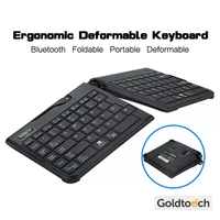 goldtouch ergonomic bluetooth wireless mini keyboard folding deformable portable stretchable for computer pc laptop macbook