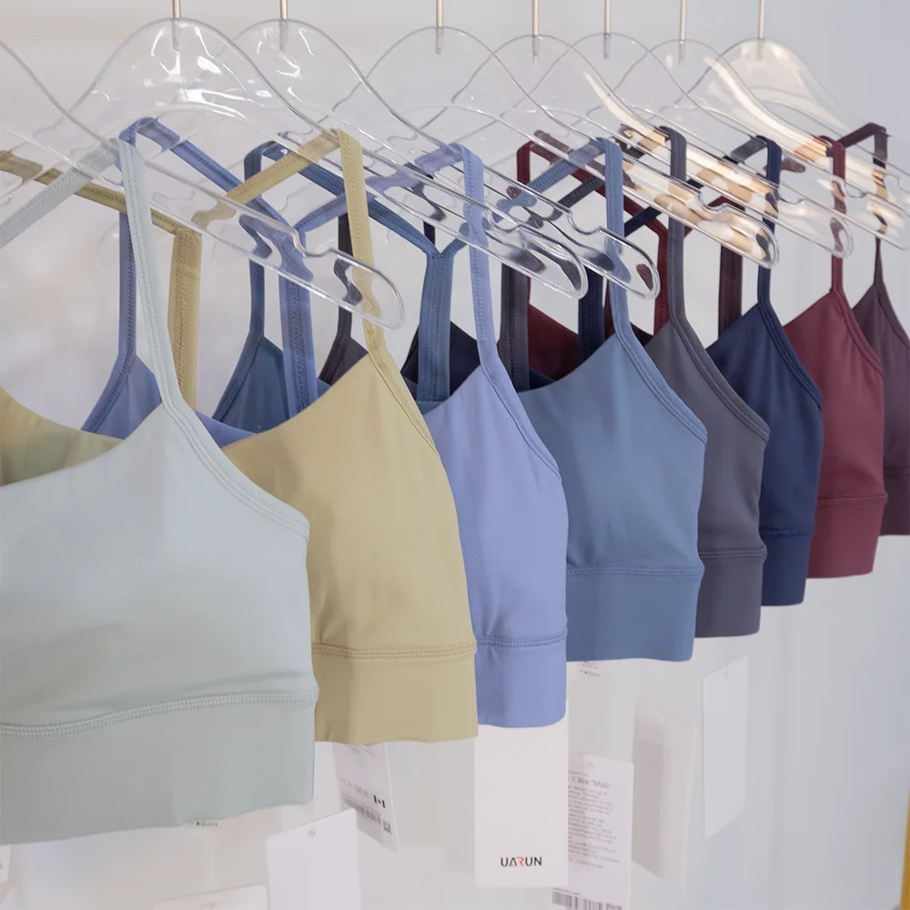 Luluwomen Sports Bras Breathable Sports Underwear Jogging Padded Gym Women Sports Bra Suspenders Vest Female Running Lingerie