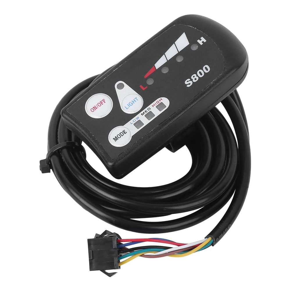 

E‑Bicycle Lithium Battery LED Meter S800 Display Horizontal Black & White Screen(36V )LED Meter