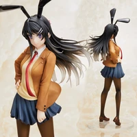 sexy girl figure rascal does not dream of bunny girl senpai anime figure aobuta sakurajima mai uniform bunny ver action figure