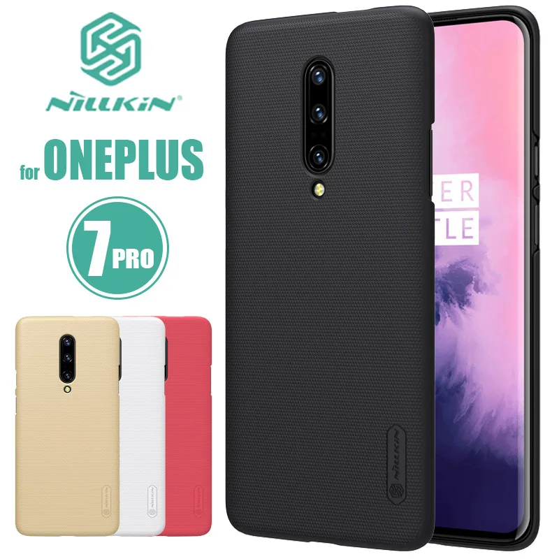 

Oneplus 7 Pro Case Nillkin Super Frosted Shield Hard PC Ultra Slim Back Cover Case Phone Case for One Plus 7 Pro Nilkin 1+7 Capa