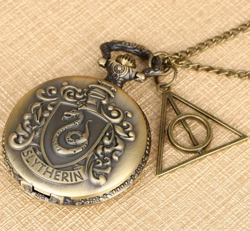 Latest Arrived Harry Vintage Watch Deathly Hallows Accessories Flipped Quartz Pocket Pottery Hermione Gifts