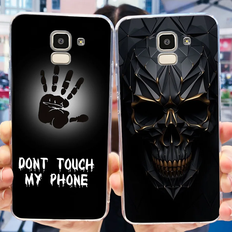 Для Samsung Galaxy J6 + 2018 чехол для телефона J 6 Plus SM-J600F J610G модный крутой узор Мягкие