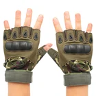 1 пара военные тактические перчатки Нескользящие дышащие мужские Перчатки для фитнеса с закрытыми пальцами перчатки для езды на велосипеде