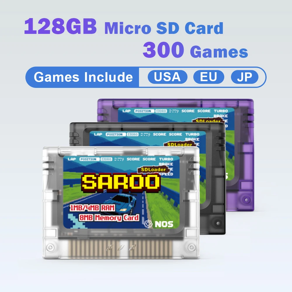 Фото Эмулятор оптического привода SAROO для Sega Saturn HDLoader FlashCart с 1 МБ/4 МБ ОЗУ и 8 МБ памяти №1