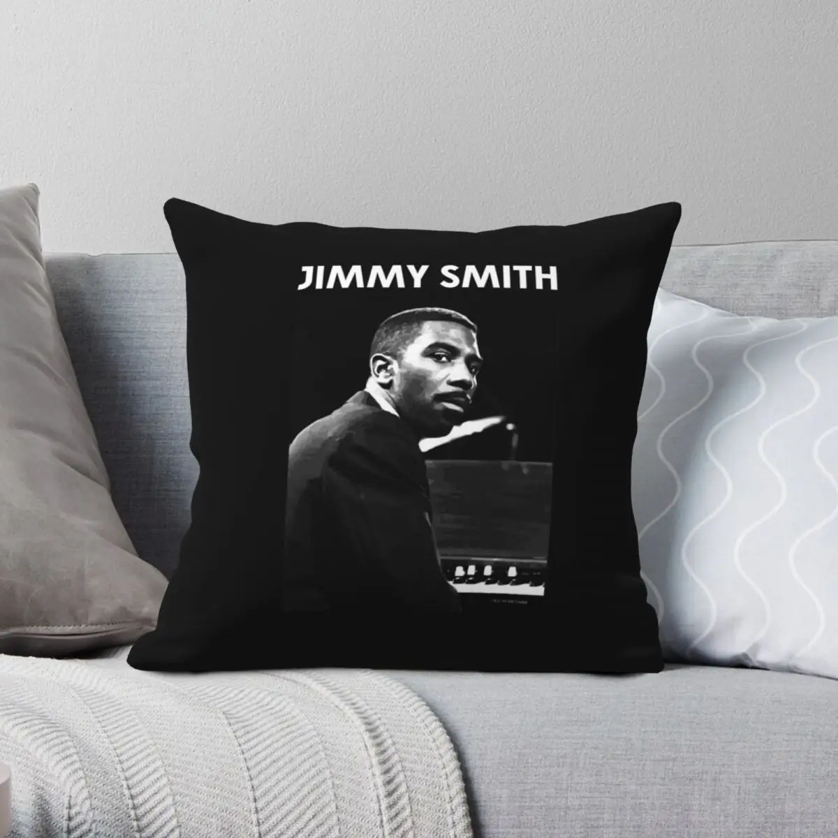 

Tribute To Jimmy Smith Pillowcase Polyester Linen Velvet Printed Zip Decorative Bed Cushion Cover