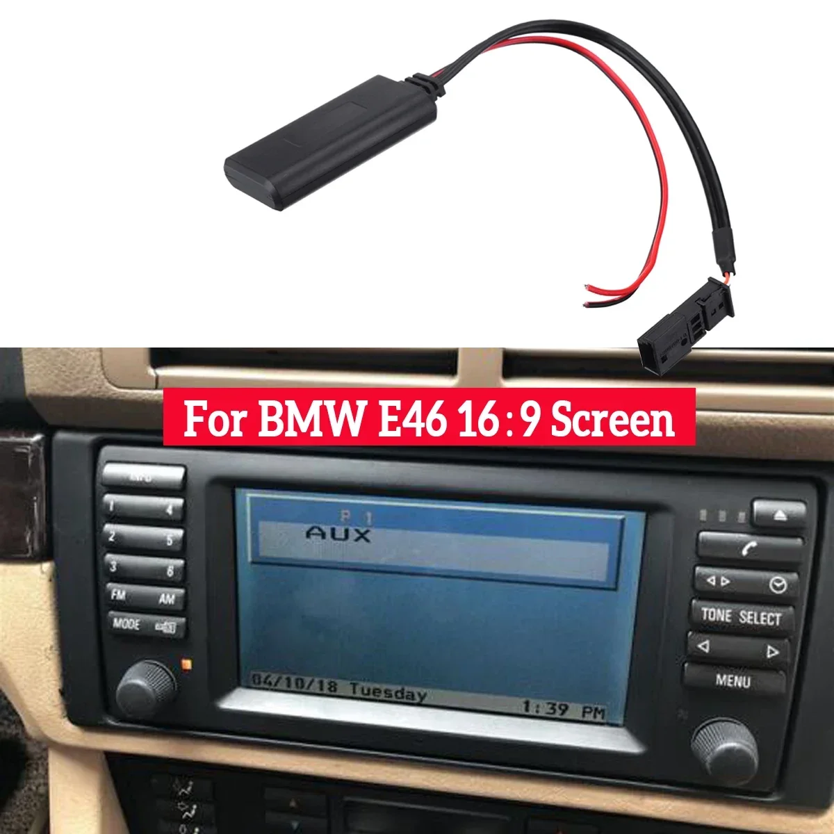 Автомобильный bluetooth модуль AUX в аудио Радио адаптер для BMW BM54 E39 E46 E38 E53 X5