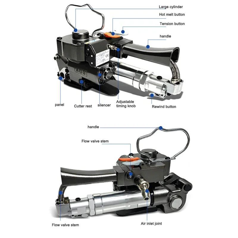 AQD19/AQD25 Автоматическая обвязочная машина Портативная пневматическая Ручной