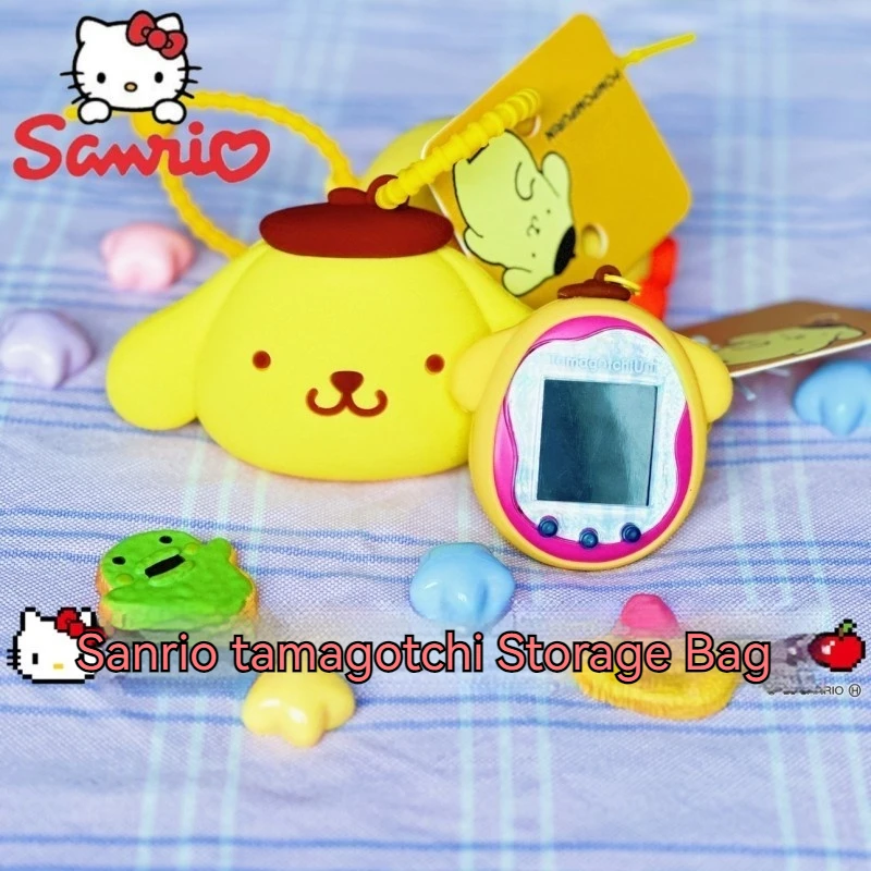 

Оригинальная умная сумка для хранения Sanrio полакко Uni, нулевой бумажник, сумка для наушников, милая Kuromi, моя мелодия, полакко, Hello Kitty, подарок на день рождения