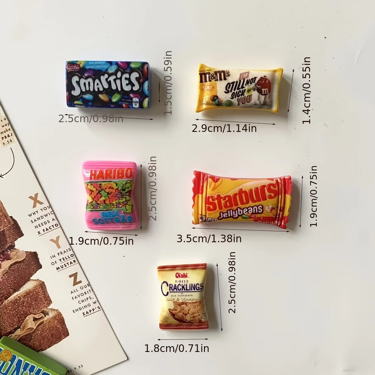 8 шт. милые магниты для холодильника