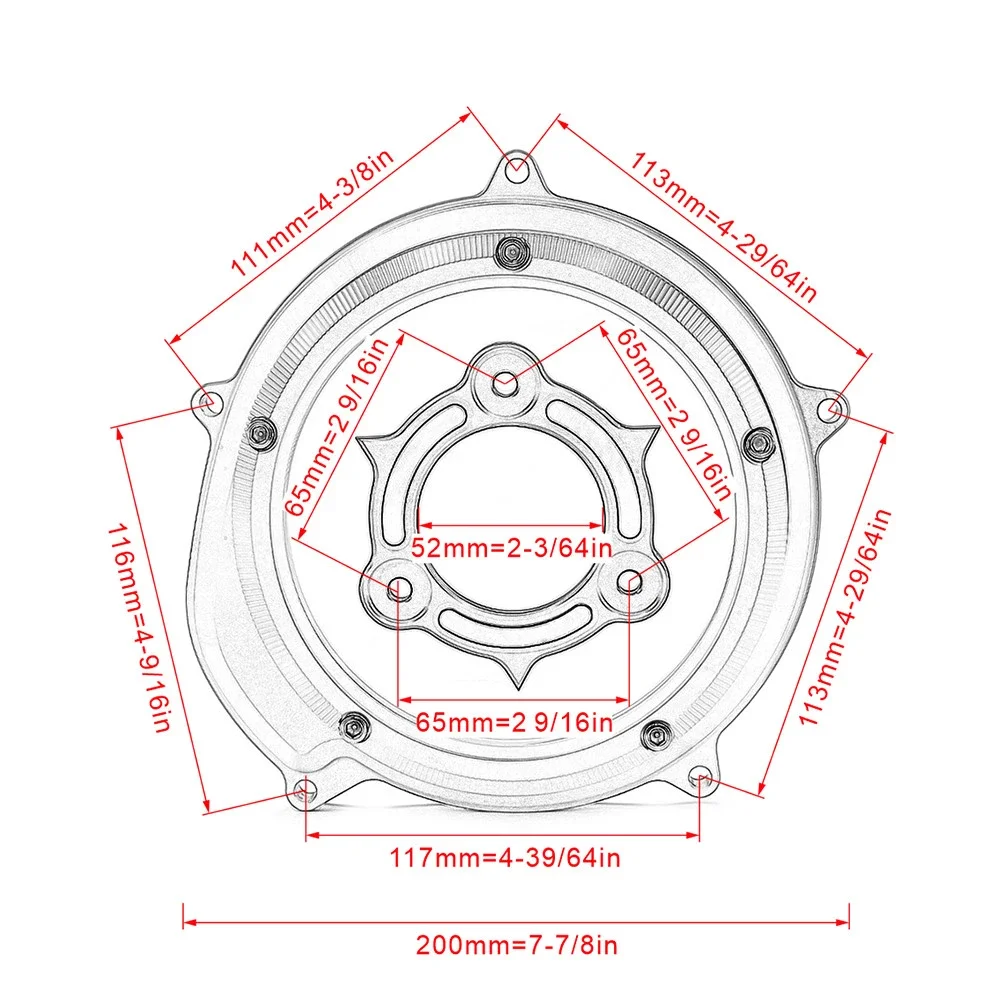 Прозрачная крышка сцепления 2023 защита для KT/M 1290 1090 1050 1190 Superduke R GT Adventure ADV 2015-2020 2021