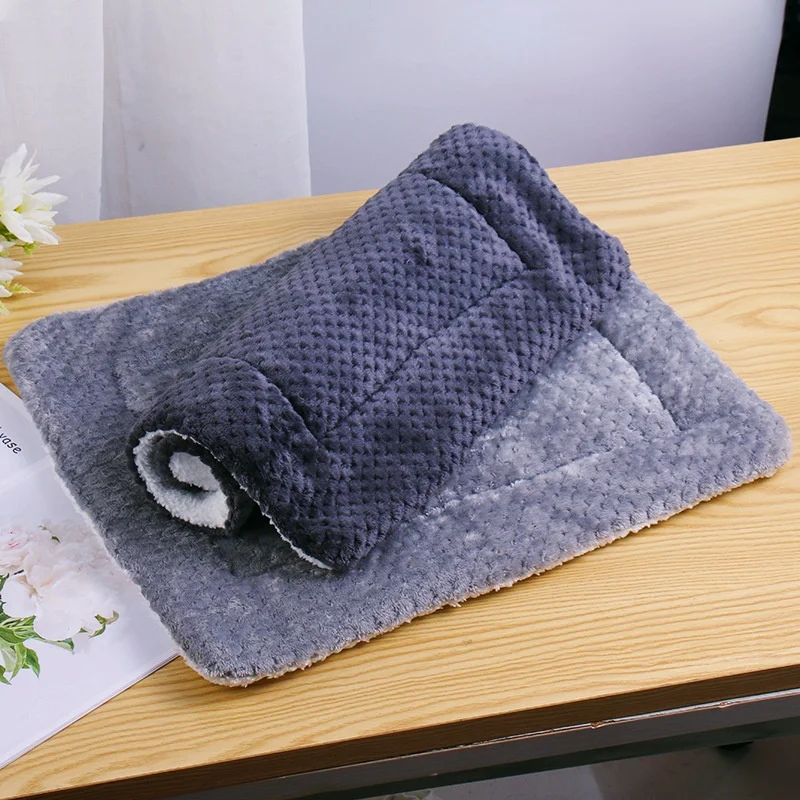 Коврик для сна домашних животных теплая кровать кошек и собак мягкое толстое