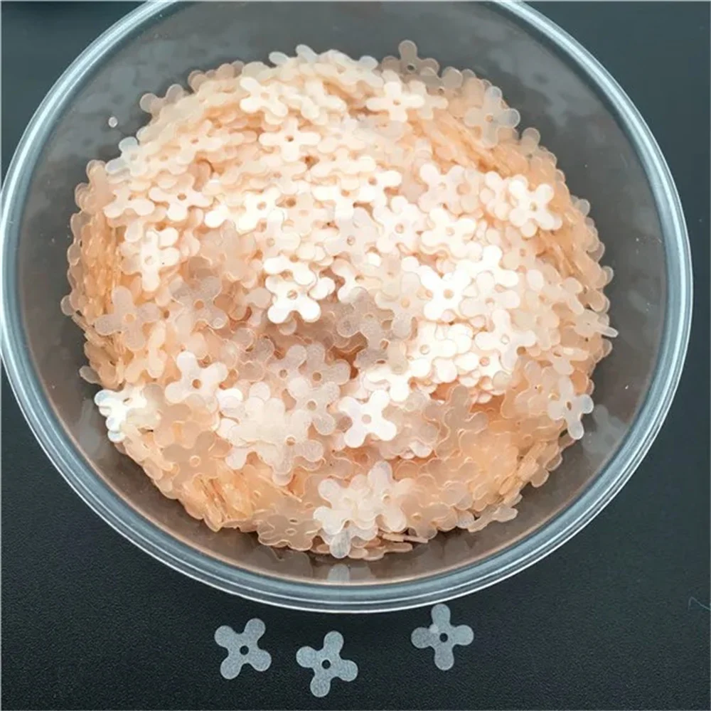 20 г 7 мм плоский Распятый цветок рассыпчатый с блестками сделай сам для поделок