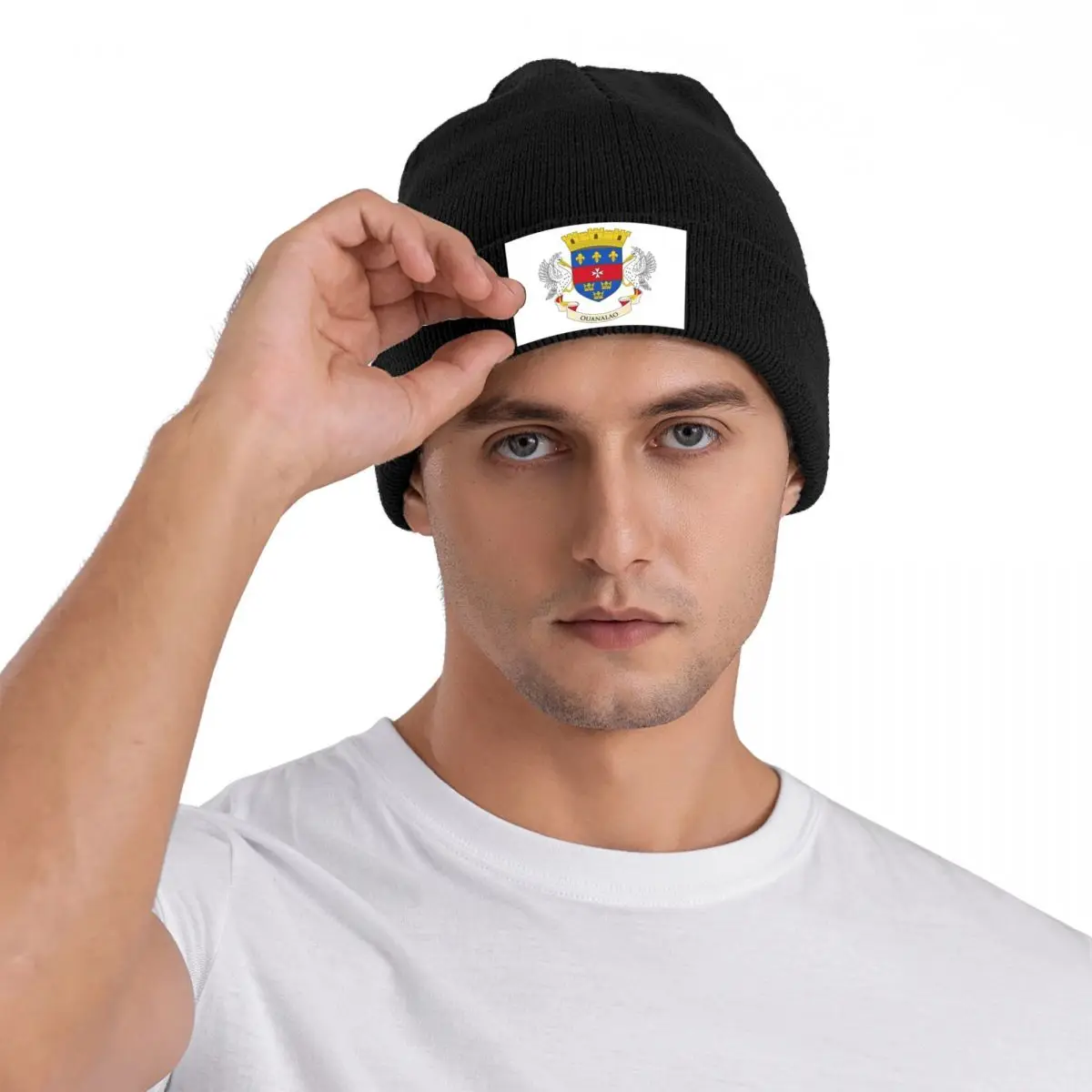 Шапка-бини унисекс с принтом в виде Флага Святого барелимы